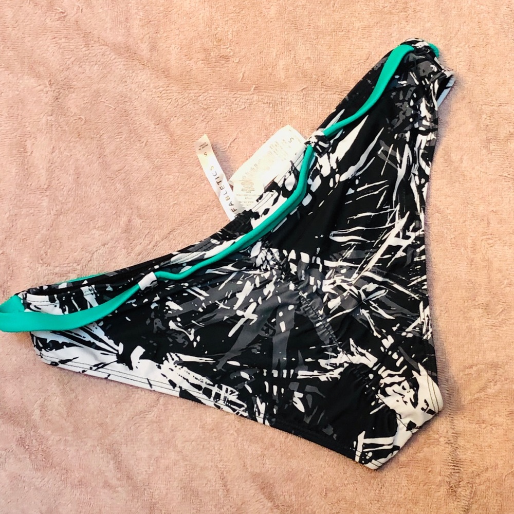 Fabletics Bikini Bottoms Black / Gray